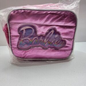 Brand New Barbie Lunch Box Pink 2 Pouches